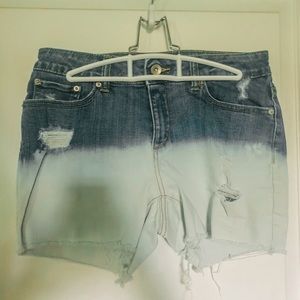 Ombré Jean Shorts